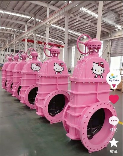 Hello Kitty Factory Surprise!---gate valve #gatevalve