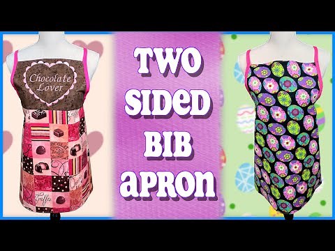 DIY Bib Apron with a Valentine Twist! | Step-by-Step Guide | The Sewing Room Channel