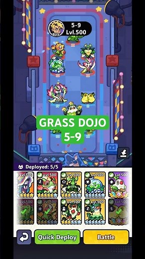 🍃Clash of Critters 5-9 Grass Dojo