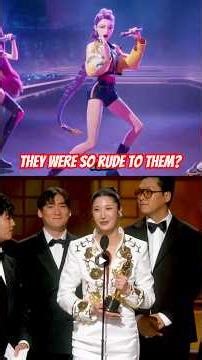 Oscar’s kept cutting off Kpop demon hunters crew during their acceptance speech #kpopdemonhunters
