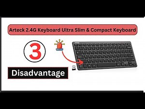 Arteck 2 4G Wireless Keyboard Ultra Slim and Compact Keyboard Review |