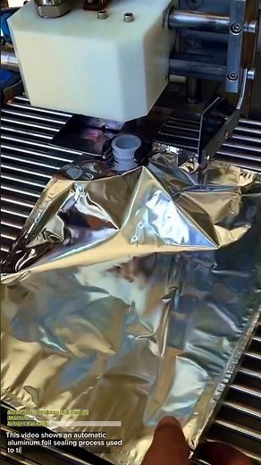 Automatic Aluminum Foil Sealing Machine – Airtight Packaging Process for Liquid Products