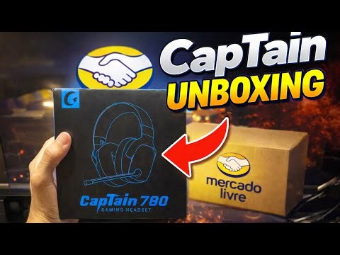 NÃO ESPERAVA ISSO DESSE FONE… CapTain 780 😱 | Unboxing
