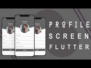 Flutter Profile Page UI