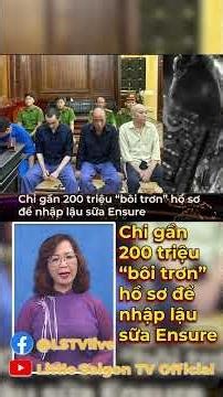 Chi gần 200 triệu “bôi trơn” hồ sơ để nhập lậu sữa Ensure