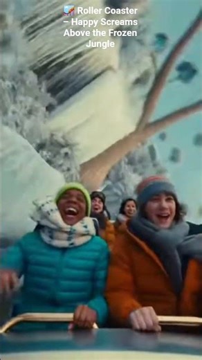 🎢 Roller Coaster – Screams Above the Frozen Jungle#ScreamsAbove #FrozenJungleThrill #SkyHighFear