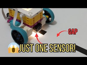 How to Build a SPIKE Prime Line Follower with ONE Color Sensor (Handles Gaps!) 🤖