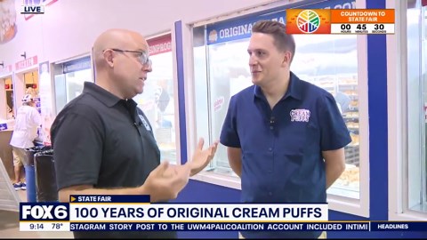 100 years of Original Cream Puffs, production in action