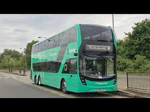Full ride on the Cambridgeshire guided busway | Cambridge North - St Ives | 13906 (BU69 XYF)