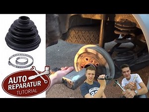 Replacing the axle boot | Removing the drive shaft on a BMW | DIY tutorial