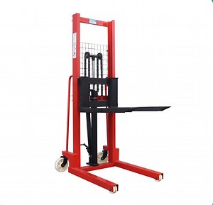 [Hot Item] HS 200kg Mini Manual Lift Stacker Hydraulic Manual Pallet Stacker