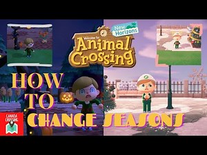 Animal Crossing New Horizons Changing The Seasons Without Time Travel
