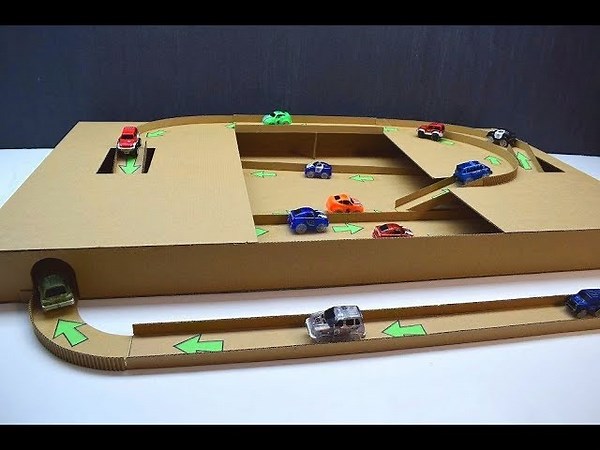 Create a Fun Cardboard Magic Track with Magic Cars