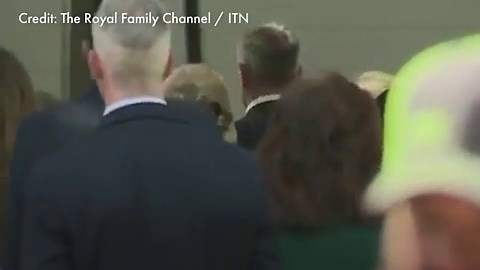 King Charles and Queen Camilla share rare kiss on the lips as they part ways after US State Visit – watch