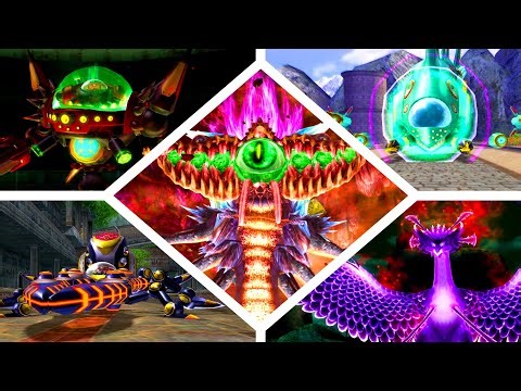 Sonic Unleashed - ALL BOSSES (Wii, PS2)