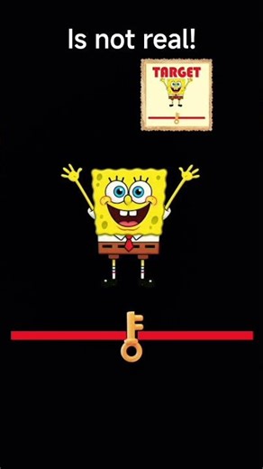 fake... #spongebob #key #filter #challenge l