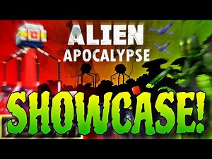 Minecraft: ALIEN APOCALYPSE ADD-ON (NEW MOBS, VEHICLES, BLASTERS & MORE!) - Marketplace Showcase