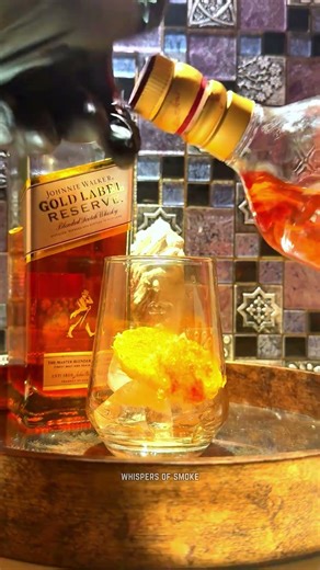 Johnnie Walker Red Label | Orange & Sugar Whisky Pour Aesthetic