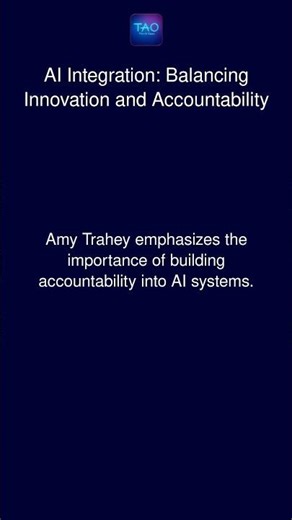 AI Integration: Balancing Innovation and Accountability