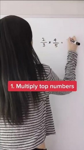 HOW TO MULTIPLY FRACTIONS #math #maths #mathematics #math