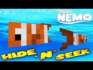Minecraft - MORPH MOD HIDE AND SEEK - Finding Nemo ( Modded Minigame)
