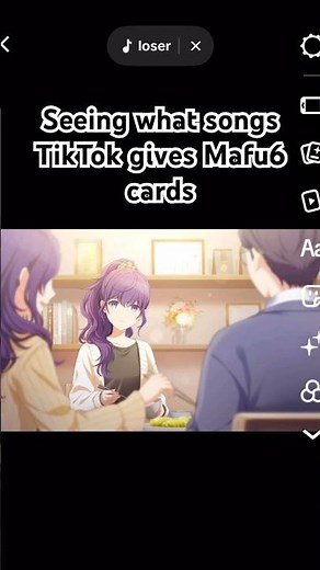 Seeing what song TikTok give mafu6 cards#pjsekai #projectsekai #nightcord #n25 #25ji #mafuyuasahina