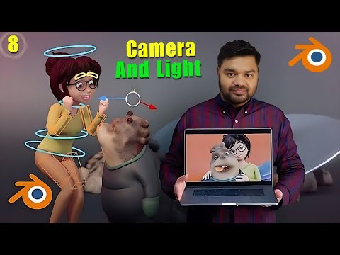 Master Camera and Light in Blender | Easy Step-by-Step Tutorial for Beginners🔥