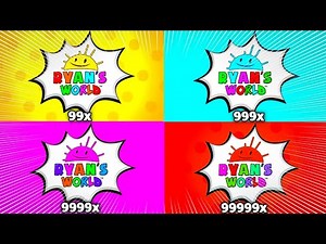 Ryan’s World Intro on 999999x Speed Mode Klasky Csupo Effects!
