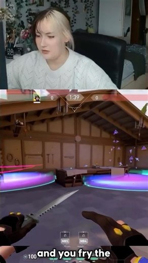 [PT 2] Ascent B Site Killjoy Set Up #valorant #valorantclips #streamer #twitch #gamergirl