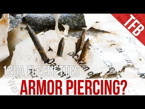 Armor Piercing Shotgun Ammo? 12 Gauge Flechette Testing
