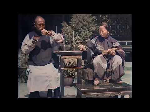 Kunming, China 1902 (Qing Dynasty) full color enhanced footage