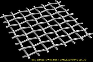 [Hot Item] Stone Screen Mesh High Carbon Steel Vibrating Screen Mesh Panel Quarry Screen 65mn Crusher Weave Wire Mesh