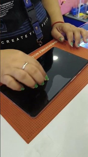 How to install screen protector Samsung Galaxy tab a9 #how #install #screen #protector #tips #shorts