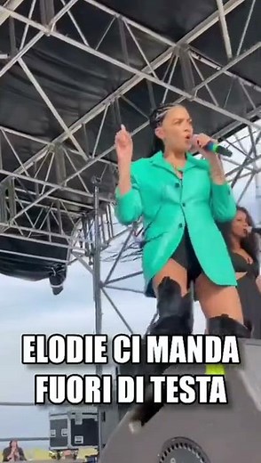 Elodie al concerto del 1 maggio canta il suo nuovo singolo