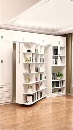 EPIC Bedroom Hack I Murphy Bed & Hidden Gems! #shorts #furniture #home