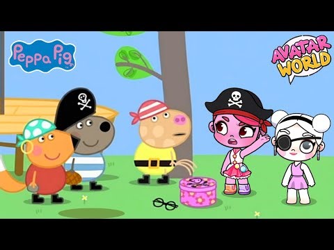 PEPPA PIG DANS AVATAR WORLD 🐷 Trésor des Pirates 🏴‍☠️ Épisodes Complets
