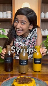 No refined sugar, 5 ingredients! 🥂 It’s so easy to make syrups at home, that too without preservatives or added colours, bye bye store bought syrups 😁 The inspiration for these recipes came from the cakes that I was baking for @prakriticommunity ♥️ These recipes can be played around with, and you can make glazes or syrups for the flavours you like with similar measurements, eg strawberry syrup, peanut butter syrup etc. Can be used in cakes, muffins, smoothies etc, the world is your canvas 😄 S