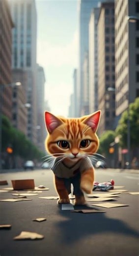 Shocking! The poor kitten has the Transformer power to surprise everyone #cats #transformers #cute