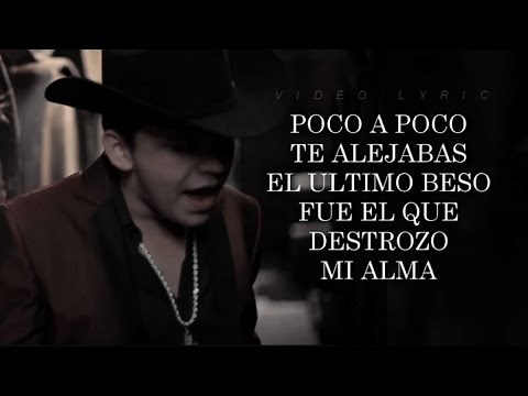 (LETRA) TE FALLÉ - Christian Nodal (Versión Acústica) (Lyric Video)