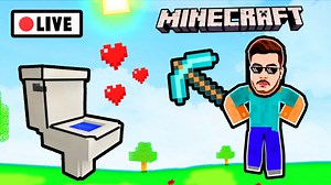 Minecraft Sandas House Building LIVE | Hitesh KS