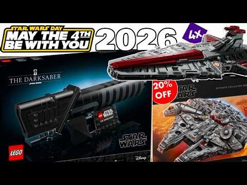 2026 Lego Star Wars May 4th Promos! (Darksaber, 4x & 2x VIP Points!)