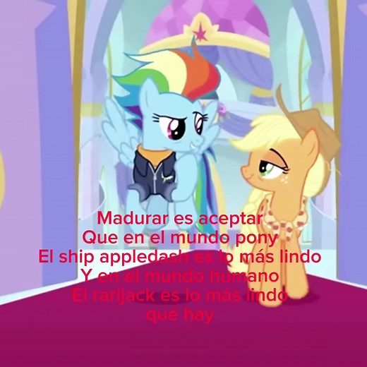 Applejack y Rarity: Una Amistad mágica en Equestria