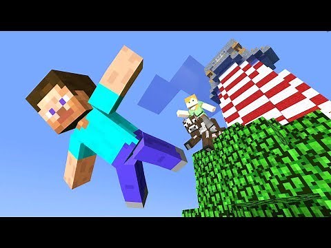 Minecraft: Ragdolls Jumps & Falls [GMOD] - Episode 21