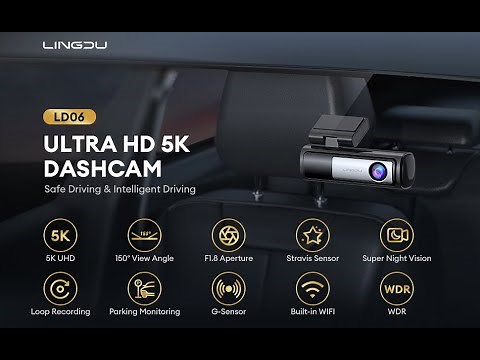 LINGDU LD06 5K Dual Dash Cam Official Promo Video