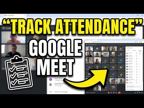 How to Track Attendance in Google Meet