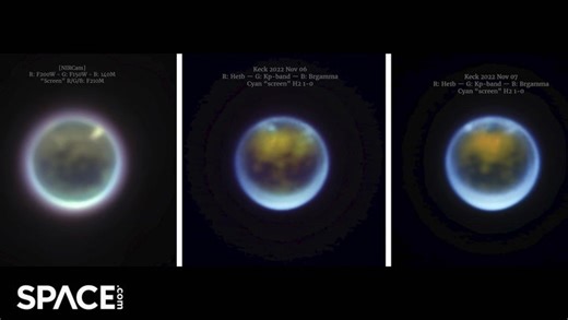 Saturn's moon Titan captured by the James Webb Space Telescope