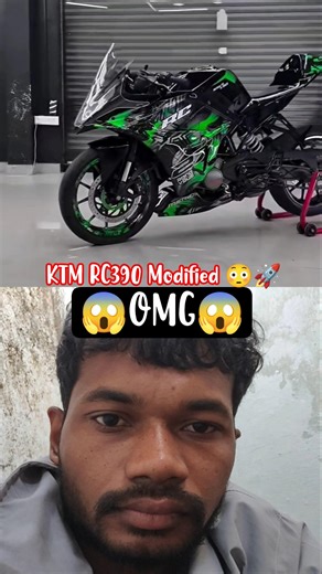 😱OMG😱ktm rc390 modified 😳🚀#shorts #viral #ktmrc390
