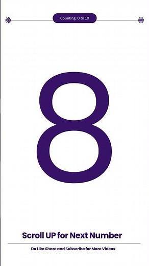 Learn Number 8 | Counting Eight for Kids