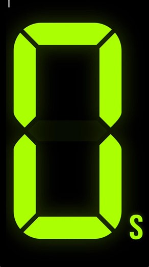 0 to 9 Count Up Timer with Voice | Number Counting Timer #countup #timer #shorts