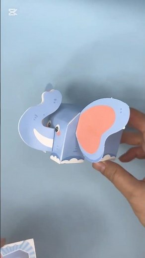 DIY Paper Elephant – Cute Animal Craft for Kids🐘